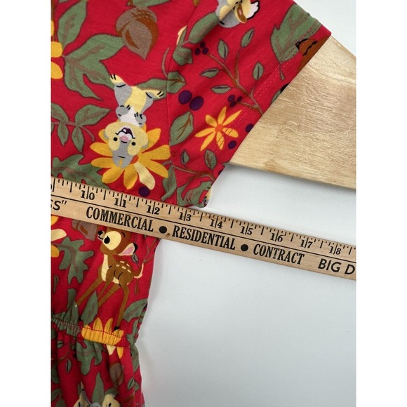 LulaRoe Disney Mae 10‎ Dress Pockets Bambi Thumper Floral Flowers Rare NWT - Picture 7 of 8